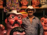 IMG 7585 : 2017, Costa Rica, Escazu, Karnevalsmasken, Maskenbauer Gerardo Montoya, People